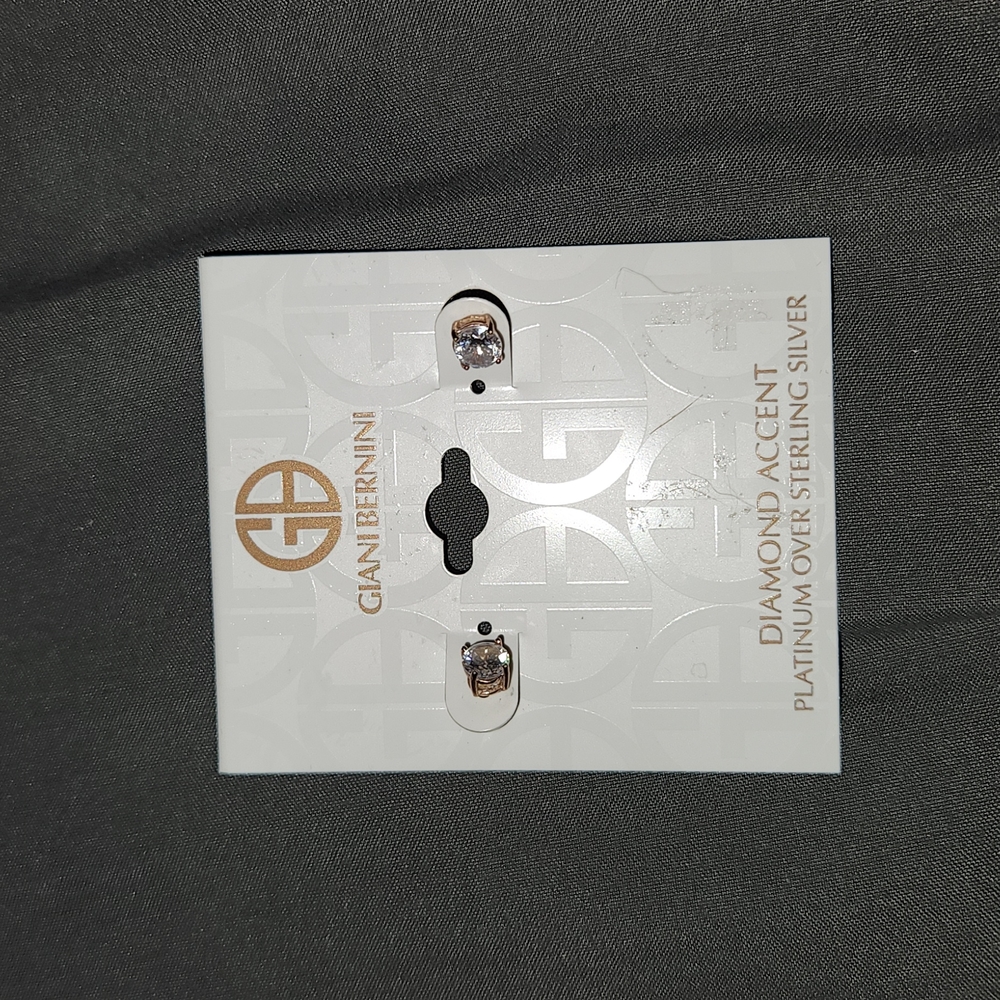 Giani Bernini Diamond Stud Earrings